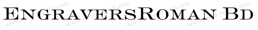 EngraversRoman Bd HU字体转换